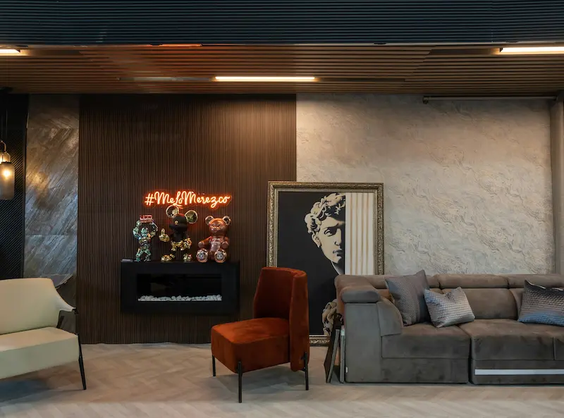 warm cozy living room